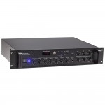 Mixer amplificato 120W  HRMA-1206 PLAY a 6 zone con USB / SD / FM e controllo di zona