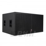 Subwoofer Attivo 2x18” 2400W RMS per Line Array STUDIOMASTER V218SA