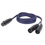 Cavo 1 Xlrf e 2 Xlrm 1,5 Mt
